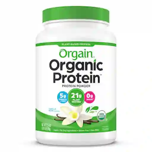  Orgain  Protein A Vegetal En Polvo Sabor Vainilla 