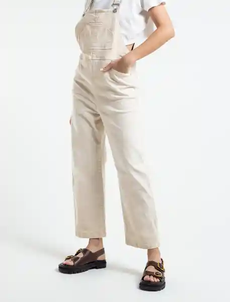  Enterizo Pistilo Mujer Crudo Polar Claro Talla 4 Naf-Naf 