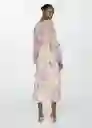 Vestido Daphne-a Rosa Pastel Talla S Mujer Mango