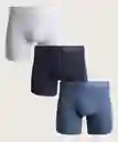 Pantaloncillo Boxer Medio Para Hombre X3 Unds