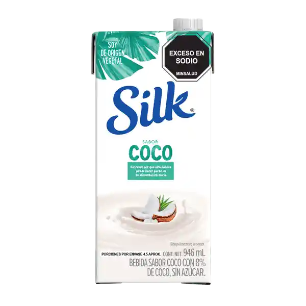 Silk Bebida De Coco Sin Azúcar