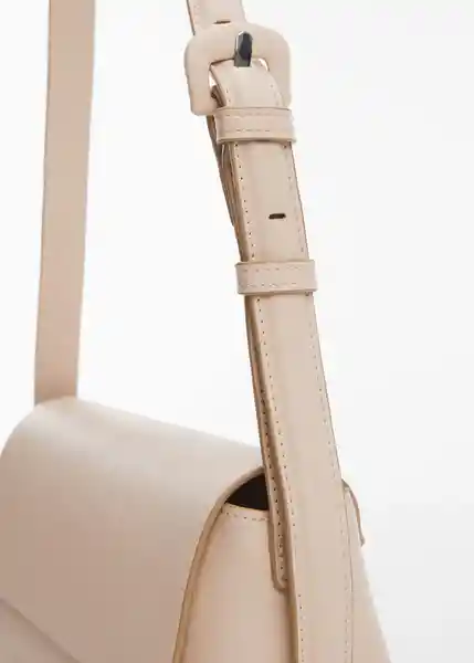 Bolso M Lucer Off White Talla 99 Mujer Mango