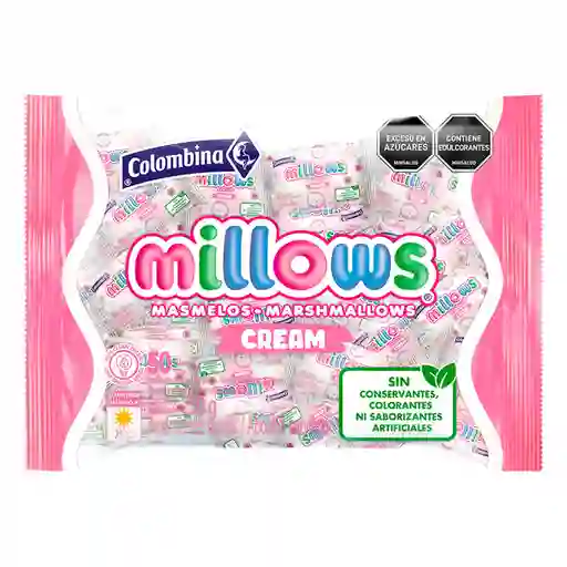 Millows Masmelos Crema sin Colorantes