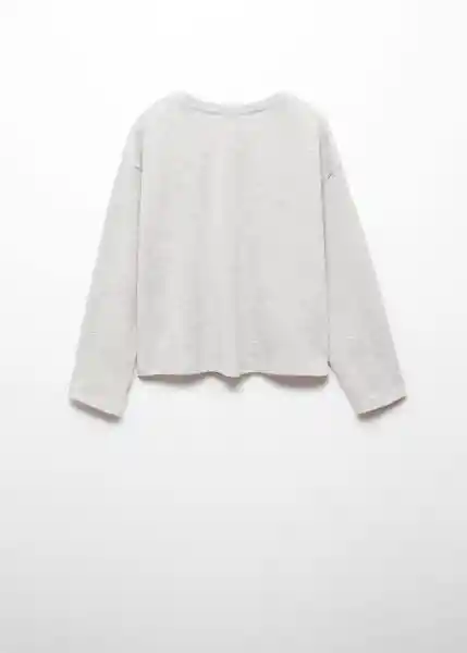 Camiseta Merci Gris Medio Vigore Talla 12 Niña Mango