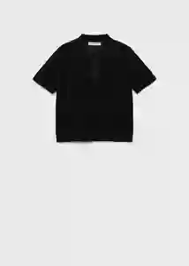 Saco Jersey Victoria Negro Talla XS Mujer Mango