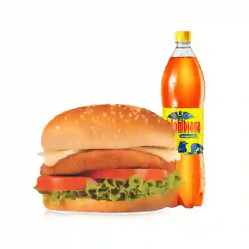 Hamburguesa Sencilla + Gaseosa
