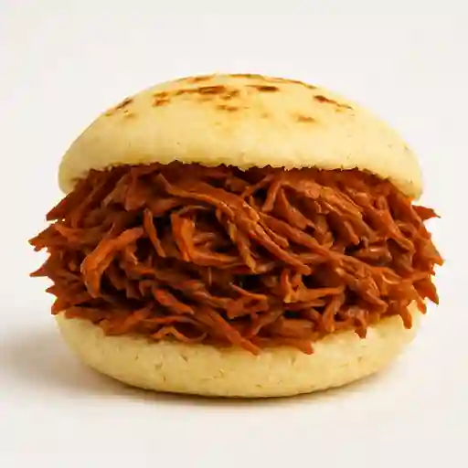 Arepa Solo Carne Desmechada