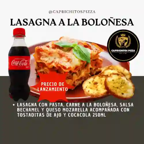 Lasagna a la Boloñesa