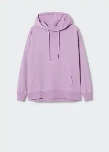 Buzo Sudadera Pocket Malva Talla 19 Teen Niñas Mango