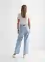 Pantalón Jean Turned Tejano Claro Talla 20 Mango Teen Girl Mango