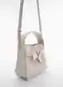 Bolso P Arles Offwhite Talla 99 Mujer Mango