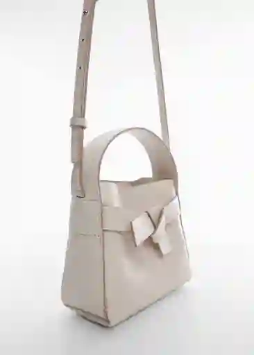 Bolso P Arles Offwhite Talla 99 Mujer Mango