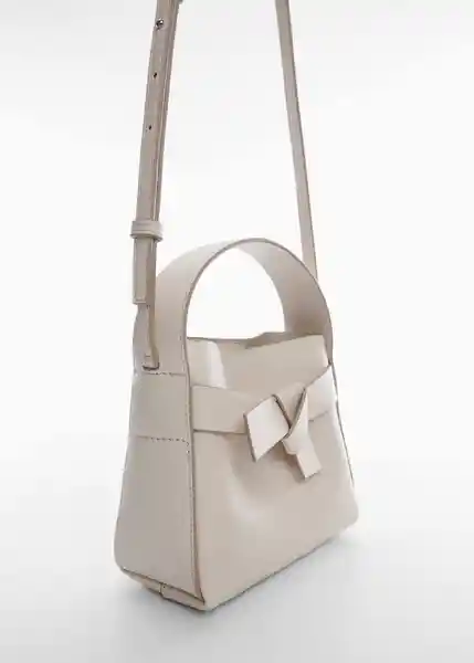 Bolso P Arles Offwhite Talla 99 Mujer Mango