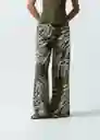 Pantalón Mujer Verde Martini 12 032G302 Naf Naf