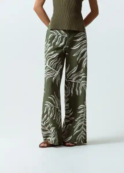 Pantalón Mujer Verde Martini 12 032G302 Naf Naf