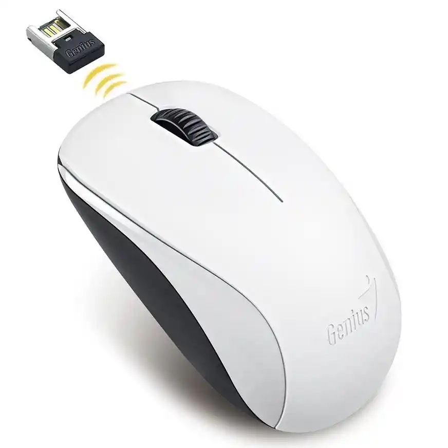 Genius Mouse Inalámbrico Blanco Nx-7000 