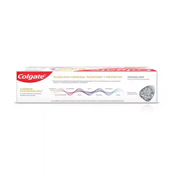Crema Dental Colgate Total Original Mint Prevención Activa 75 mL