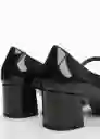 Zapatos Mimi Negro Talla 41 Mujer Mango