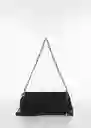 Bolso P Flecos Negro Talla 99 Teen Niñas Mango