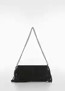 Bolso P Flecos Negro Talla 99 Teen Niñas Mango