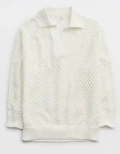 Buzo Aerie Blanco Talla X-Small American Eagle 07453195