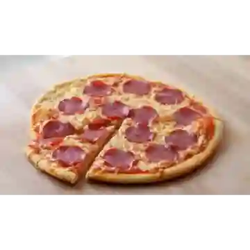 Pizza de salami pequeña