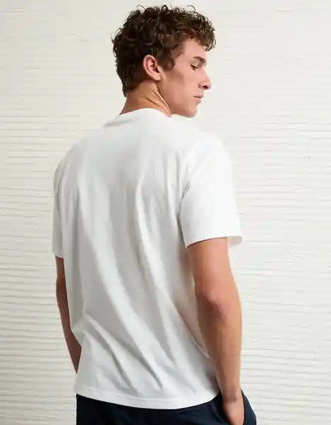 Camiseta Hombre Blanco Talla Medium 4820100 American Eagle