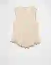 Suéter Tejido Mujer Beige Talla: X-SMALL 1456676 American Eagle