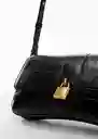 Bolso M Victoria Negro Mujer Mango