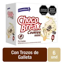 Colombina Paleta Choco Break Cookies