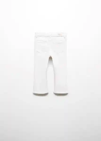 Jean Flareb Blanco Talla 72 Niñas Mango