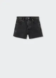 Short Andy Tejano Gris Oscuro Talla 36 Mujer Mango