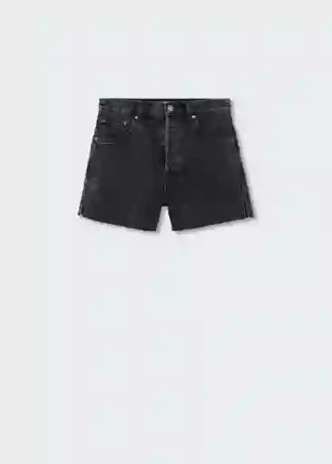 Short Andy Tejano Gris Oscuro Talla 36 Mujer Mango