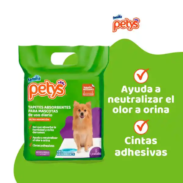 Petys Tapetes Absorbentes Pequeños