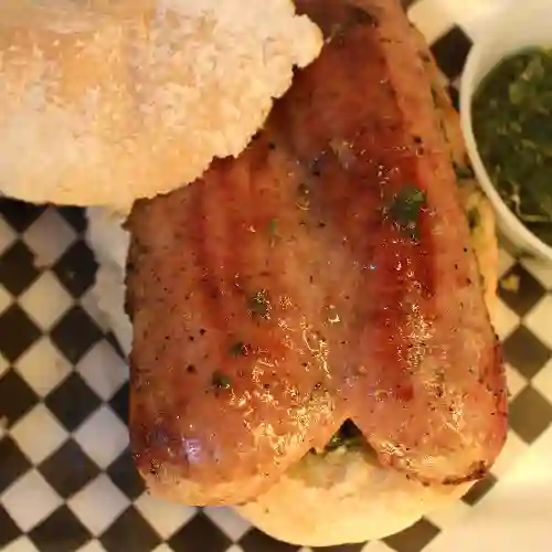 Choripán Queso Azul