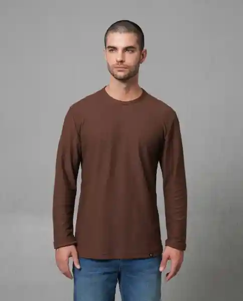 Camiseta Hombre Café XXL 102G009_CAF191217 Rifle