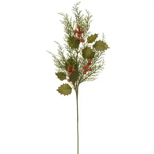 Follaje Bayas Verde Rojo 62 cm 831-Mx2467-2582 Finlandek