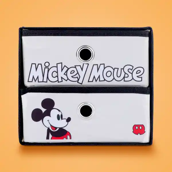 Organizador Tela Para Almacenamiento Mickey Mouse Beige Miniso