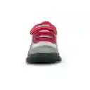 Los Gomosos Tenis Con Luces Rodano Niño Rojo Gris Talla 22