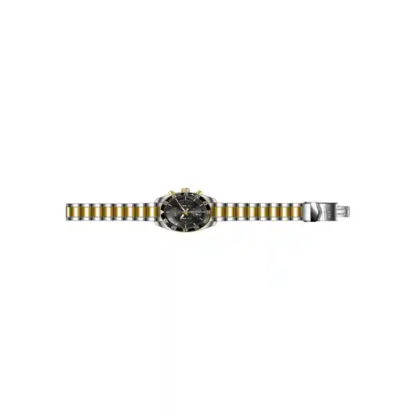 Invicta Reloj Acero Hombre Plata Dorado y Negro 30058