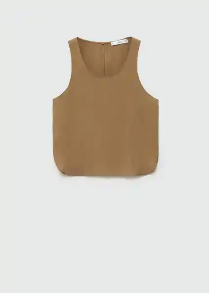 Top Tenzo-w Camel Talla XS Mujer Mango