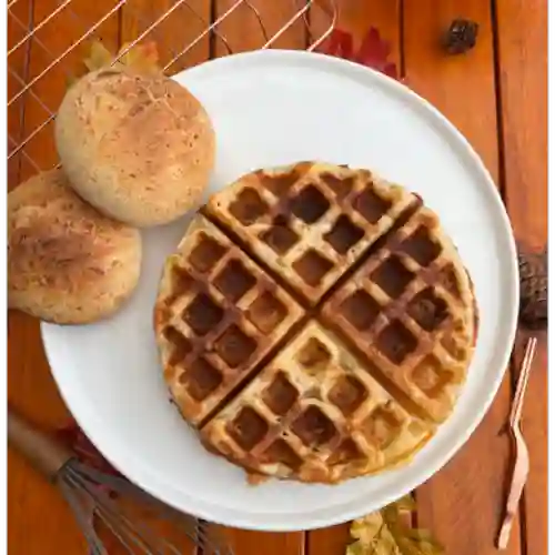 Waffle de Pan de Bono