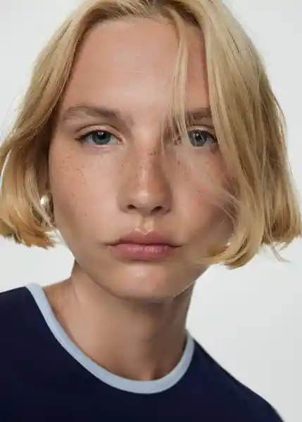 Camiseta Zanic Navy Talla S Mujer Mango