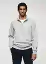 Buzo de Sudadera Winny Gris Claro Vigoré Talla M Hombre Mango