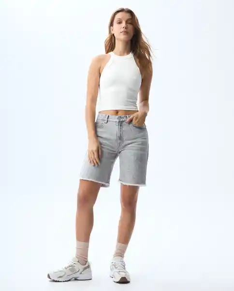 Camiseta Mujer Crudo Talla M 601G011_CRU110606 Americanino