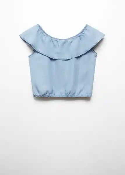 Blusa Erika Tejano Medio Talla 06 Niña Mango