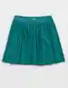 Falda Aerie Verde Talla: MEDIUM 1568387 American Eagle