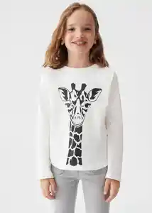 Camiseta Sheldon Offwhite Talla 14 Niña Mango
