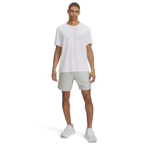 Under Armour Pantaloneta Launch 7 Hombre Verde Talla SM