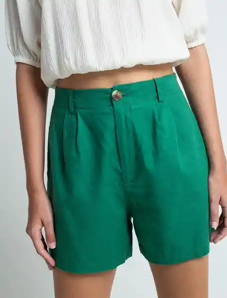 Short Madanie Mujer Verde Plantación Talla 8 - 451F330 Naf Naf